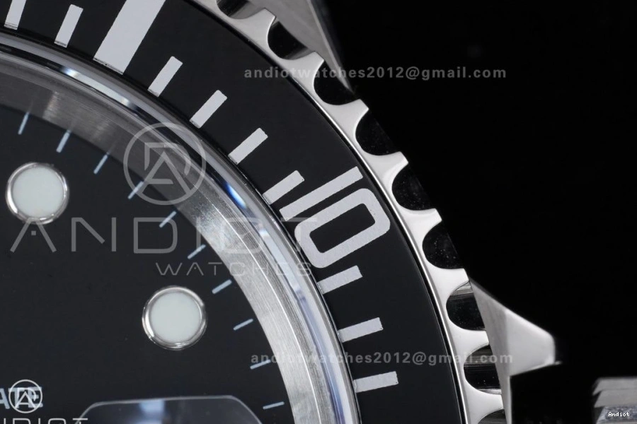 Edition SS 904L 16610 SH3135 on Rehaut Best TMF No Submariner Engraving LN Bracelet Black Steel 1:1 0519